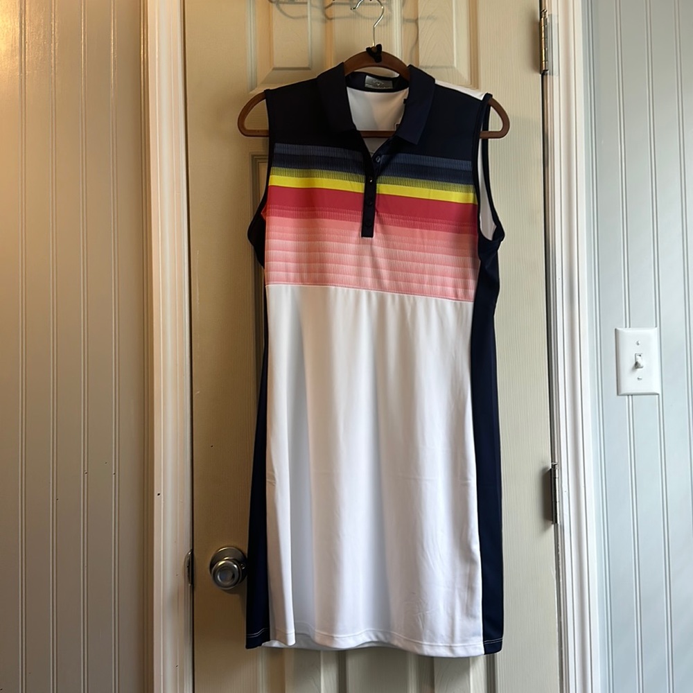 Womens Size XL Callaway Golf Dress White